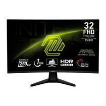 Monitor 32 MSI Mag 32C6X Curvo/ FHD/ 250HZ/ 1MS/ Preto