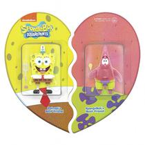 Boneco SUPER7 Spongebob Spongebob And Patrick Gliter 2PACK 24027