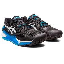 Tenis Asics Masculino 1041A375.001 40 Gel Resolution 9 Clay - Black/White