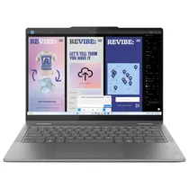 Notebook Lenovo Yoga 7 2-IN-1 14ILL10 Intel Core Ultra 7 256V Tela Touch Wuxga 14.0" / 16GB de Ram / 1TB SSD - Luna Cinza (Ingles)