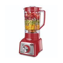 Liquidificador Mondial L-1200 Ri Turbo Inox 220V - Vermelho 3L