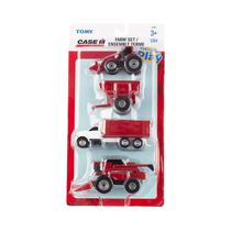 Kit de Vehiculos Tomy Case Ih Agriculture Every Day Farm Set 47004 4 Unidades