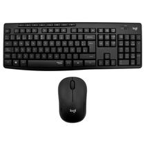 Teclado + Mouse Logitech MK295 Wireless / Espanhol - Preto (920-009792)