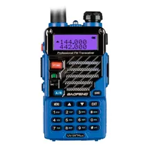 Walkie Talkie Talkie Baofeng UV-5R Dual VHF/Uhf 1800 Blue