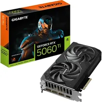 Placa de Vídeo Gigabyte Geforce RTX 5060 Ti Windforce 8 GB GDDR6 (GV-N506TWF2-8GD)