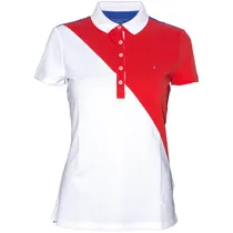 Camiseta Tommy Hilfiger Polo Feminina RM37678962-100 s Azul Marinho/Branco