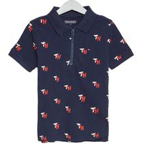 Camiseta Tommy Hilfiger Polo Masculino KB0KB03965-002 16 Azul Marinho