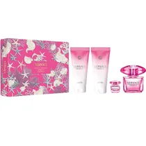 Kit Perfume Versace Bright Crystal Absolu 90ML Edp + Miniatura 5ML + Body Lotion 100ML + Shower Gel 100ML - Feminino