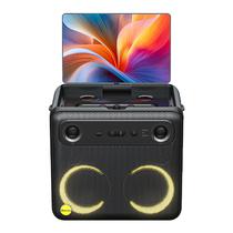 Speaker Joog BY Ikarao Break X2 / 10.1" / Bluetooth / Wifi / USB / Aux / HDMI / 2 Microfones / 600W - Preto