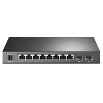 Hub Switch TP-Link TL-SG2210P T1500G-10PS 8 Portas Gigabit - Cinza