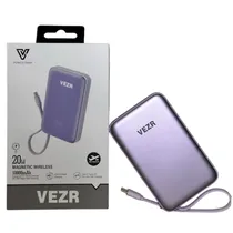 Carregador Portatil Vezr 10000MAH VP04 20W Purple