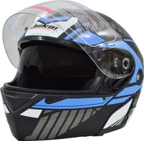 Capacete para Moto Jiekai JK-111-C2 Matt Blue