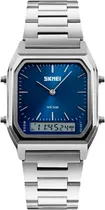 Relógio Skmei 1220 Silver/Blue - Masculino