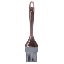 Pincel de Cozinha de Silicone e Cabo Escuro - Cinza