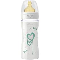 Chicco Nursery Biberon Vidrio Verde 240 Cau FL Normal 0M+ Detalles En El Producto 240ML Verde