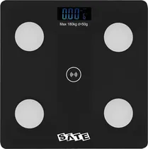 Balança de Banheiro Satellite A-WS8811 Digital com Bluetooth - Preto
