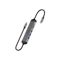Hub Wiwu Alpha A521H USB-C 5 In 1 Gray