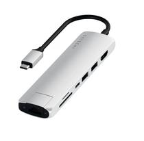 Hub Satechi ST-UCSMA3S Slim Multi-Port With Ethernet - Silver