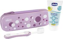 Conjunto de Cuidados Bucais Chicco - 12098-00 (Rosa)