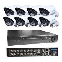 DVR Tucano Kit 16CH 8 Cameras K16