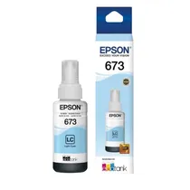 Tinta Epson T673 520 Light Ciano L800%%