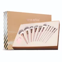 Jogo de Pincéis Miss Rose Pamella Ferrari 12 Pçs