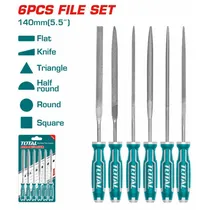 Jogo de Limas Total THT91462 com Cabo 14CM 6 Peças