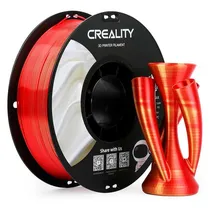 Filamento Creality CR-Silk 1KG 1.75MM para Impressora 3D – Ouro Vermelho