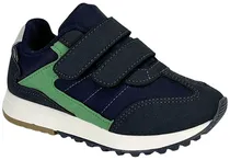 Tênis Infantil Klin Walk Mini 216 - Marinho/Verde