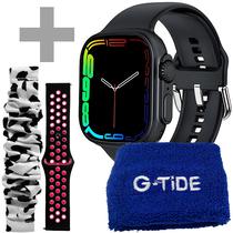 Smartwatch G-Tide Style com Bluetooth - Preto + Pulseira