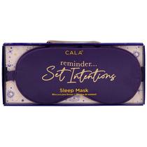 Cala Mascara p/Dormir Reminder Set Intentions Lila Elastico Una Mascara para Dormir Liviana Que Bloquea La Luz Lila