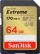 Memoria SDXC Uhs-I Extreme Sandisk 64GB 170MBS