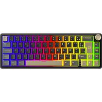 Teclado Mecanico Royal Kludge R65 65% RGB USB-C Switch Chartreuse (Linear) - Phantom (Portugues)