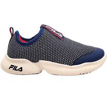 Tenis Fila Infantil Masculino F04K004-3144 28 - Marino/Raw Branco/Vermelho