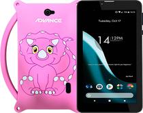 Tablet Advance Prime PR5850 7" 1GB/16GB Dual Sim 3G Preto + Capa Rosa Dino