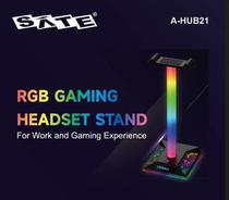 Suporte p/ Fone Sate A-HUB21 RGB Preto