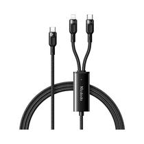 Cable Mcdodo CA-8780 2 En 1 1.2M Negro