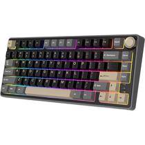 Teclado Mecanico Royal Kludge RKR75 75% RGB USB-C Switch Blue - Phantom (Ingles)