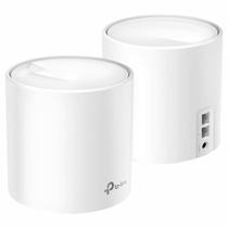 Roteador TP-Link Deco X60 Whole Home Mesh Wi-Fi AX5400 Dual Band / 2.4GHZ / 5GHZ - Branco (Kit com 2)