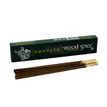 Incenso Nandita Orgânico - Wood Spice 15G