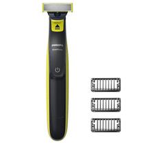 Barbeador Eletrica Philips QP2724/10 Oneblades 5V/Recargable - Preto/Verde