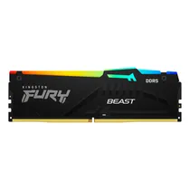 Memória Ram Kingston DDR5 16 GB 5200MHZ Black RGB Fury Beast - KF552C40BBA-16
