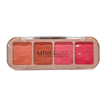 Paleta de Blush Rubor 4 Cores 052DY24 Miss Rôse