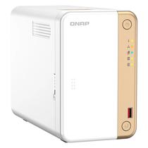 Servidor Nas Storage Qnap TS-262-4G-US Intel Celeron N4505 2 Baias - Branco