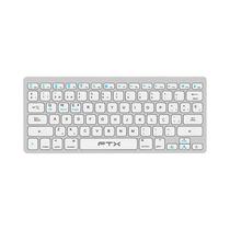 Teclado FTX FTXB1000 Ultra Slim Bluetooth Portugues Plata