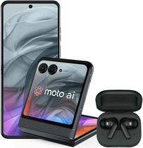 Smartphone Motorola Razr 50 Nano Sim, Esim 5G 6.9" 12GB/512GB Gray (Moto Buds+ Incluido)