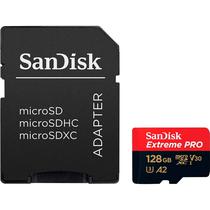 Cartao de Memoria Sandisk Extreme Pro SDSQXCD-128G-GN6MA - 128GB - Microsd com Adaptador - 200MB/s