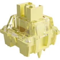 Conjunto de Switch Mecânico Akko V3 Creamy Yellow Pro para Teclado - 45 Peças