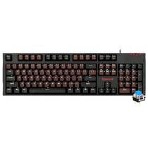 Teclado Redragon K592 Amsa RGB USB Usa Preto