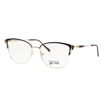 Armação para Óculos de Grau RX Visard FK1582 54-16-140 C6 - Animal Print/Dourado